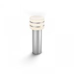 Stalp LED pentru iluminat exterior Philips Tuar, 9W (60W), 1000 lm ,lumina calda (2700K), dimabila, IP44, 400x150mm, Inox