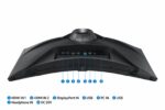 Monitor Samsung 32" LS32BG750NPXEN, Curvature: 1000R, Diagonal (inch): 32, Diagonal (cm): 81, Aspect ratio: 16:9, Panel: VA, Resolution: 3840x2160, Refresh Rate: 165Hz, Response time GtG: 1ms, Brightness (max): 350 cd/m², Contrast (static) : 1M:1, Viewing angle: 178°/178°, Color Gamut Type: 93% DCI - Image 4