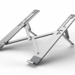 Suport laptop Serioux, SRXNCPU6L, material aluminiu, dimensiune deschisă: 197x245x4mm,dimensiune pliată: 60 x 245 x 4mm, grosime: 4mm, greutate: 215g, dimensiune compatibilă:  până la 15.6 ", culoare argintiu, 5 unghiuri ajustabile
