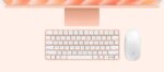 Apple iMAC 24" Retina 4.5k/ Apple M4 (CPU 8-core, GPU 8-core, Neural Engine16-core)/16GB/256GB - Orange - INT KB (2024)