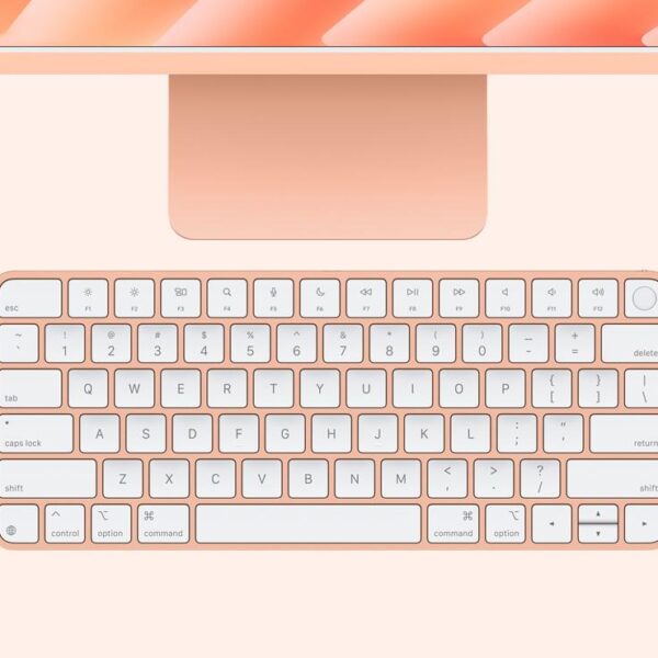 Apple iMAC 24" Retina 4.5k/ Apple M4 (CPU 8-core, GPU 8-core, Neural Engine16-core)/16GB/256GB - Orange - INT KB (2024)