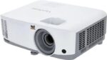 Videoproiector ViewSonic PA504W, WXGA 1280* 800, 4.000 lumeni, 22.000:1, lampa 6.000- 15.000 ore Ecomode, zoom optic 1.3x, dimensiune imagine 300", distanta proiectare 0.78m-10.14 m, 27- 31 dB, component, compozit, 2* HDMI, audio in/ out, USB Tip A (Alimentare): 1 (5V/1.5A), difuzor 10W, RS232