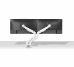 Brat dublu monitor Neomounts DS70-250WH2; pentru display-uri cu diagonale 17"-32", sistem de prindere VESA 75x75~100x100, greutate maxima suportata 9 - per ecrankg, full motion, tilt +45°, swivel 90°, rotate 180°; gas spring; culoare argintiu. Garantie 5 ani - Image 2