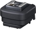 CANON AD-E1 adaptor blitz, compatibil cu: Speedlite EL-1, Speedlite 600EX II-RT, Speedlite 600EX-RT, Speedlite 580EX II, ST-E3-RT, OC-E3, Culoare: negru.