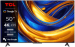 Televizor TCL LED 50P655, 50"(126 cm), Smart Google TV, 4K,