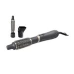 Perie cu aer cald Philips BHA301/00, 800W, tehnologie ThermoProtect, 3 accesorii, ingrijire cu ioni, invelis ceramic cu cheratina, Negru