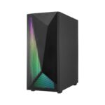 Carcasa FORTRON CMT195A Mid Tower NEGRU - Image 3