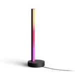 Lampa LED RGB Philips Hue Gradient Signe, Bluetooth, 11.8W, 1040 lm ,lumina alba si color (2000-6500K), IP20, 55.3cm, Aluminiu, Negru