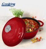 SEMIOALA FONTA+CAPAC 24x11.5CM,4L, RED LINE, COOKING BY HEINNER - Image 4