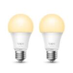 TP-Link Tapo L510E Smart bulb White 2 PACK, Yellow Wi-Fi, Dimmable, E27, Wi-Fi Protocol IEEE 802.11b/g/n, Wi-Fi Frequency 2.4 GHz Wi-Fi, 220–240 V, 50/60 Hz, 73 Ma, 806 lumens, 2,700 K, 8.7 W.