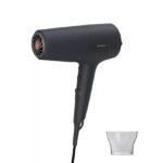 Uscator de par Philips BHD504/00, 2100W, tehnologie ThermoShield, ingrijire cu ioni, 6 setari de viteza/temperatura, cap de coafare 14mm, Gri carbune metalizat