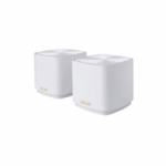 Asus dual-band large home Mesh ZENwifi system, XD4 PLUS 2 pack; white, AX1800 , 1201 Mbps+ 574 Mbps, 128 MB Flash, 256 MB RAM ; IEEE 802.11a, IEEE 802.11b, IEEE 802.11g, WiFi 4 (802.11n), WiFi 5 (802.11ac), WiFi 6 (802.11ax), IPv4, IPv6, 2 x antene interne, MIMO technology, Dual Band,