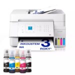 EPSON L5396 CISS COLOR INKJET MFP, Format: A4, Functii: Print, Copy, Scan, Fax, Viteza printare: 33ppm mono, 15ppm color, rezolutie printare: 5.760 x 1.440 DPI, Rezolutie scanare:1.200 DPI x 2.400 DPI, Senzor CIS, ADF 30 coli, Format fisiere scanate: BMP, JPEG, PICT, TIFF, multi-TIFF, PDF, PNG