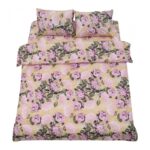 Set de pat king size bumbac,92 gsm,Peony