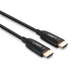 Cablu Lindy HDMI 8k60, fibra optica hybrid, lungime 60m, rezolutie maxima 7680x4320@60Hz 4:2:0 10bit, 3840x2160@120Hz 4:4:4 10bit, latime de banda 48Gbps, negru - Image 2