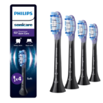 Rezerve PHILIPS Sonicare Gum Care HX9054/88, Pachet de 4 capete de periere, Standard, Click-on, Sincronizarea modurilor BrushSync, Negru, L x A x I (mm) 60x25.7x230.5