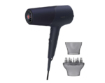 Uscator de par Philips BHD510/00, 2300W, tehnologie ThermoShield, ingrijire cu ioni, 2 setari de viteza, 3 setari de temperatura, difuzor, cap de coafare 11 mm, Albastru inchis metalizat - Image 2