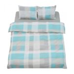 Set de pat king size bumbac,92gsm,Square