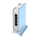 MIKROTIK home Access Point hAP lite, RB941-2ND-TC, 4* 10/100 Ethernetports, 1* CPU core count, CPU nominal frequency: 650 MHz, RAM: 32 MB,Flash Storage: 16 MB, 2* Wireless 2.4 GHz number of chains onboardwireless, 802.11b/g/n, Antenna gain dBi for 2.4 GHz: 1.5, 3.5W