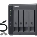 Extensie USB QNAP TR-004 4-Bay, 2.5/3.5 SATA 3Gbps HDD (compatibile cu SATA 6Gbs/, 3Gb/s, neincluse), 1xUSB3.0 (type-c), tower, PSU adaptor 65W, garantie 2 ani