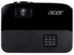 Proiector ACER X1123HP, DLP, 3D Ready, SVGA 800x600, up to WUXGA 1920x 1200, 4000 lumeni, 20000:1, 4:3 nativ, 16:9 compatibil, dimensiune maxima imagine 300", distanta maxima de proiectie 12 m, boxa 3W, lampa 5000 ore/ 15000 ore, D-sub, composite/ RCA, HDMI, PC audio, USB mini B, RS232, cablu VGA