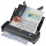 Scanner Canon P-215II, dimensiune A4, tip portabil, viteza scanare  12ppm alb-negru si 10ppm color, duplex, rezolutie optica 600dpi, rezolutie hardware 600x600dpi, senzor CIS, interfata: USB 2.0, software inclus: Driver ISIS /TWAIN, CaptureOnTouch, CaptureOnTouch Lite, Presto! Cititor BizCard