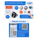 Camera supraveghere video PNI IP649 cu IP, 2MP 1080P, WiFi, slot card micro SD, compatibila cu aplicatia Tuya Smart, Culoare:  Alb / Negru, Senzor imagine:1/2.9" CMOS F37, Rezolutie: 1080P (1920 x 1080), Tip lentila: f:3.6mm, Compresie imagine: H.264+, Microfon integrat, Difuzor integrat, 1 X 10/100 - Image 10