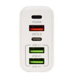 Incarcator retea Spacer QC 38W, 5 x porturi: USB Type-C PD x 1m USB Type-C x 1, USB Quick Charge x 1, USB x 2, alb - Image 3