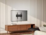 Suport perete TV Serioux 32-75" Tilt 75kg Profil 50mm Material: Otel Finisarea suprafeței: vopsea electrostatica Dimensiune ecran: 32"-75" Compatibilitate VESA: 75x75, 100x100, 100x150, 150x100, 100x200, 200x100, 150x150, 200x200, 200x300, 300x200, 200x400, 400x200, 300x300, 300x400, 400x300 - Image 11