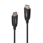 Cablu Lindy 10m Hybrid HDMI 8k60, latime de banda suportata 48Gbps, rezolutie maxima 7680x4320@60Hz 4:2:0 10bit, 3840x2160@120Hz 4:4:4 10bit