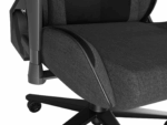 Scaun gaming Genesis Nitro 550 G2, material Synthetic PU + Textil, reglabil pe inaltime, greutate maxima suportata 150 kg, inaltime scaun reglabil 46.5 - 53.5 cm, spatar ajustabil 135°, dimensiuni roti 60mm, gri - Image 6