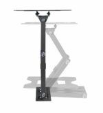 Suport de perete Akai cu inclinatie +3/-10°, diagonala display 23"-43", VESA min. 100x100, VESA max. 200x200, suporta pana la 30kg, distanta fata de perete MAX 378mm, negru - Image 5
