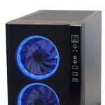 Carcasa SPACER SPCS-GC-RAINBOW, RGB, Mid Tower, Black - Image 6