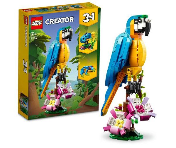 PAPAGAL EXOTIC 3IN1, LEGO 31136