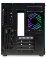 Carcasa SPACER SPCS-GC-AQUARIUM-BK-6F, RGB, Micro Tower, Black - Image 3