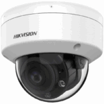 Camera de supraveghere Dome 2MP Hikvision DS-2CE50DF3T-VPLSZE(2.8-12MM), lentila varifocala: 2.8-12mm, iluminare: 0.0005 Lux @ (F1.28, AGC ON), 0 Lux cu lumina alba: 60m,  IR: 60m, iesire: TVI, microfon incorporat, alimentare: 12 VDC±25%/PoC.at, Max. 7.4 W, protectie: IP67, IK10, dimensiuni: Ø121.5