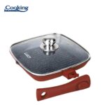 TIGAIE GRILL ALUMINIU TURNAT+CAPAC 24x4 CM,CALABRIA, COOKING BY HEINNER - Image 3