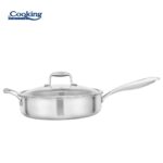 TIGAIE ADANCA INOX+CAPAC STICLA 28X7.5CM, ATOMIC3, COOKING BY HEINNER - Image 2
