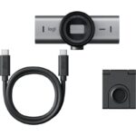 Camera Web Logitech MX Brio, rezolutie video 4K, USB-C, Grafit - Image 3