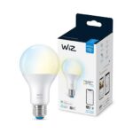 Bec LED inteligent WiZ Connected Whites A67, Wi-Fi, E27, 13W (100W), 1521 lm, lumina alba (2700K-6500K), compatibil Google Assistant /Alexa/Siri - Image 3