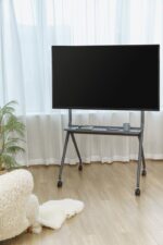 Stand TV mobil Serioux TV15068FW, compatibilitate  dimensiune ecran 50"-86, dimensiuni 1067x801x1725mm, VESA:  200x200, 300x200, 400x200, 300x300, 400x300, 400x400, 600x400, 800x400, 600x600, 800x600, greutate maxima suportata 120 kg, tv reglabil in inaltime, greutate maxima suportata raft, 10 kg - Image 15