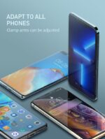 Suport auto telefon Gravity Serioux CH03, Material: ABS+ aluminium, mod de instalare: tip cataramă, poziție de fixare: aerisire, culoare: negru, potrivit pentru: telefon mobil - Image 9