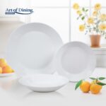SERVICIU MASA DIN OPAL ALB 18 PIESE, ELYA, ART OF DINING - Image 2