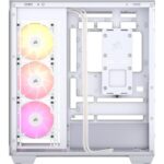 Carcasa CORSAIR 3500X ARGB, RGB, Mid Tower, White - Image 3