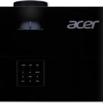 Proiector Acer X1228i, DLP 3D ready, XGA 1024* 768, up to WUXGA 1920* 1200, 4800 lumeni, 4:3/ 16:9, 20.000:1, zoom 1.1, dimensiune maxima imagine 300", distanta maxima de proiectie 11.8 m, boxa 3W, lampa 6.000 ore/ 15.000 ore extreme eco, 27-35 dB, greutate 2.75 kg, D-sub, HDMI, PC audio in/