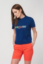 TRICOU  LOGO MULTICOLOR FEMEI  ROYAL BLUE-XL
