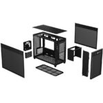 Carcasa ASUS AP201 MicroATX, Mini Tower, Black - Image 5