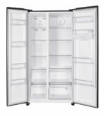 Side by Side HEINNER HSBS-HM529NFBKWDE++, No Frost, 529 L, Clasa E, Dozator apa, Negru - Image 2