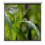 Ecran proiectie manual, perete/tavan, 180 x 180 cm, perete/tavan BlackMount, Format 1:1