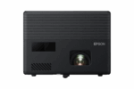 Proiector Epson EF-12 Mini laser Smart projector, 3LCD, 1000 lumeni, FHD 1920*1080, 16:9, 2.500.000:1, laser, dimensiune maxima imagine 150", USB 2.0 Type A, USB 2.0 Type B, Stereo mini jack audio out, HDMI ARC, HDMI (HDCP 2.3), Android TV, Kensington lock, boxa 2W inclusa, Chromecast, Google